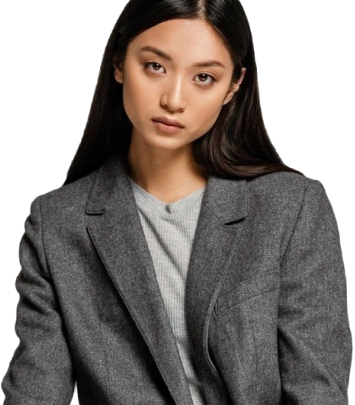 Professional woman in business attire
